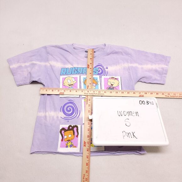 Rugrats Casual Crew Neck Short Sleeve Graphic T Shirt Adult Womens Size S Pink - Picture 7 of 10